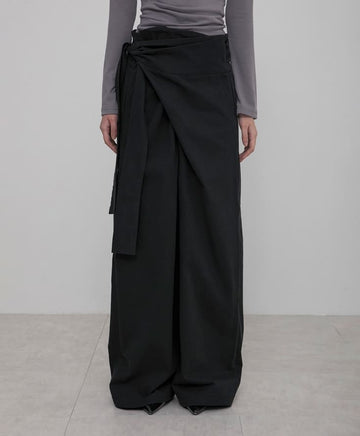 Layered Wrap Trousers
